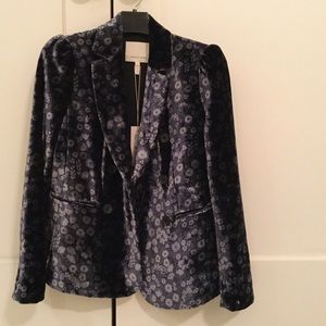 Rebecca Taylor Floral Velvet Jacket - NWT!